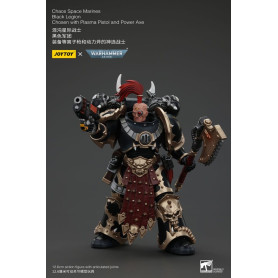 JoyToy Space Marines - Black Legion - Chosen with Plasma Pistol and Power Axe 1/18 - Warhammer 40K