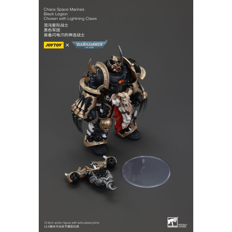 JoyToy Space Marines - Black Legion - Chosen with Lightning Claws 1/18 - Warhammer 40K