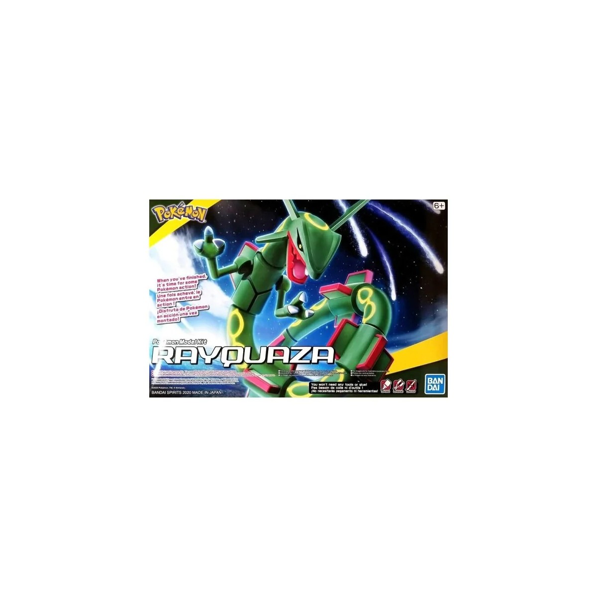 Bandai - Pokepla 46 - RAYQUAZA Model Kit Pokemon - Rekkuza