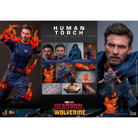 Hot Toys Marvel Deadpool & Wolverine - Human Torch MMS 1/6