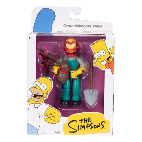 Jakks Pacific - The Simpsons - Wave 1 Homer, Bart, Willie, Otto.