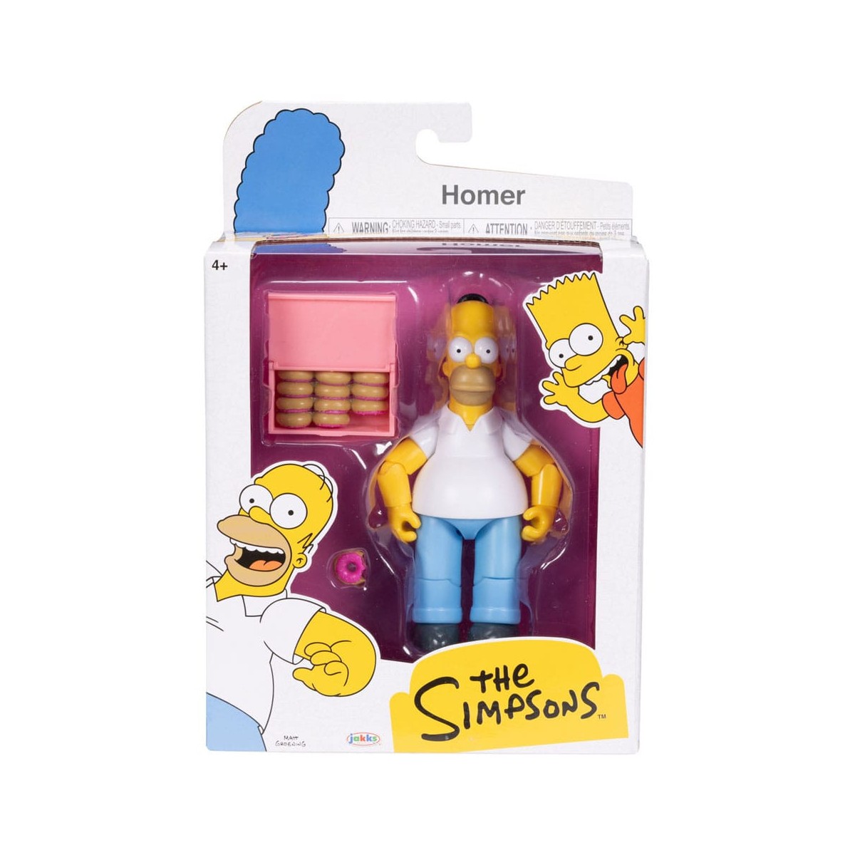 Jakks Pacific - The Simpsons - Wave 1 Homer, Bart, Willie, Otto.