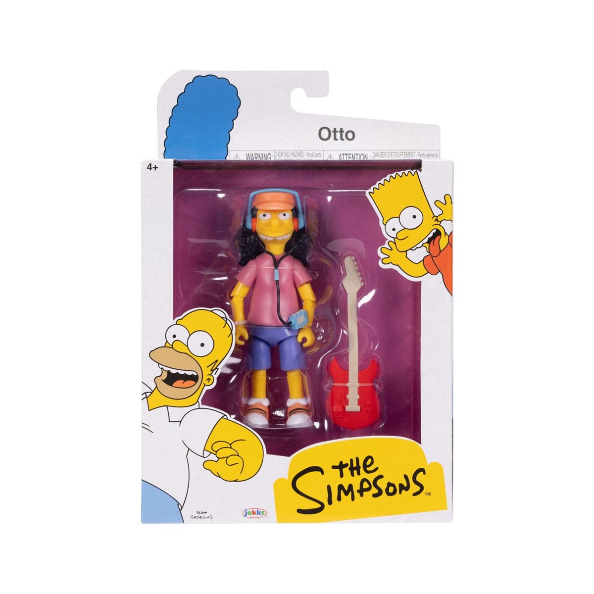 Jakks Pacific - The Simpsons - Wave 1 Homer, Bart, Willie, Otto.