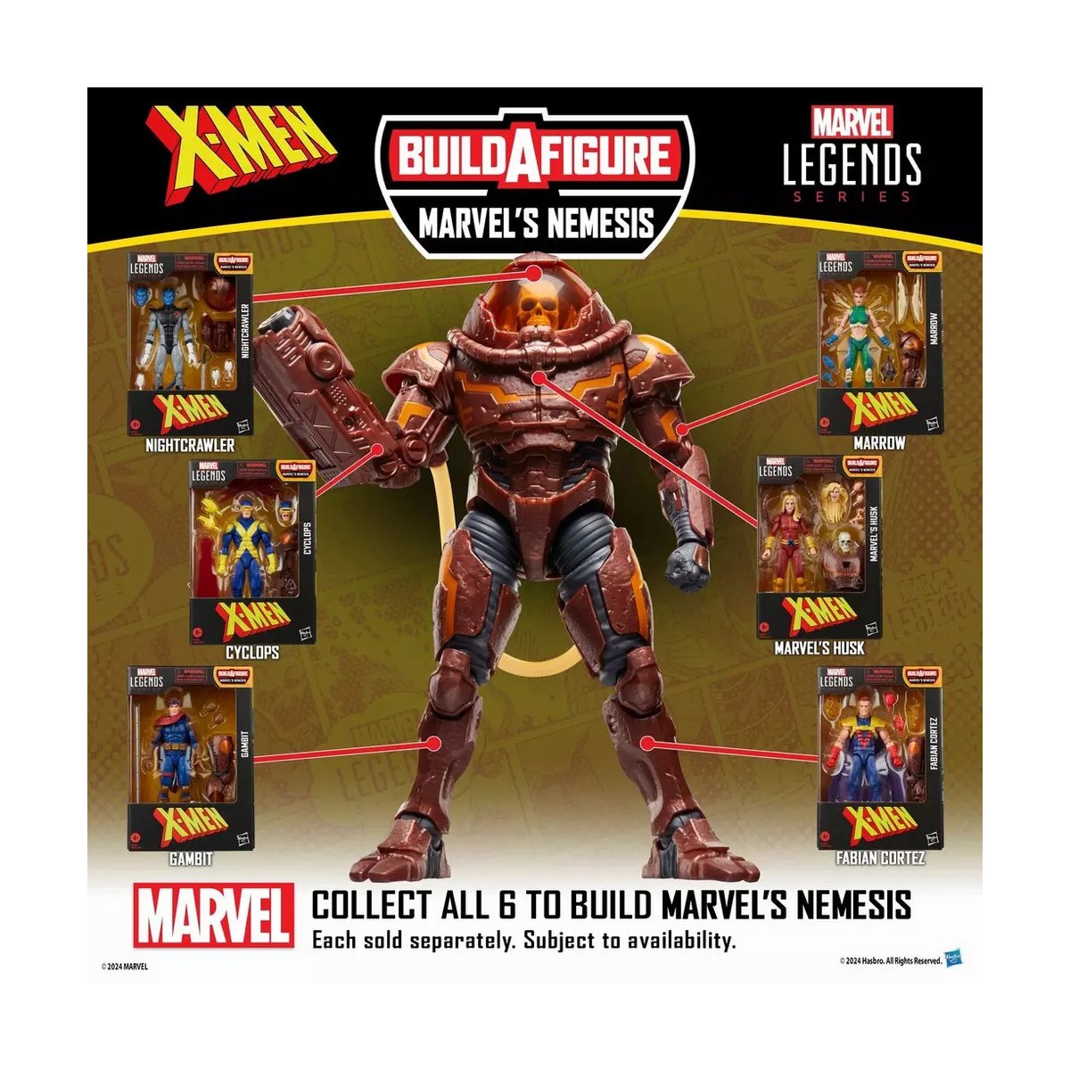 Hasbro Marvel Legends Series X-Men - Fabian Cortez - Nemesis Wave