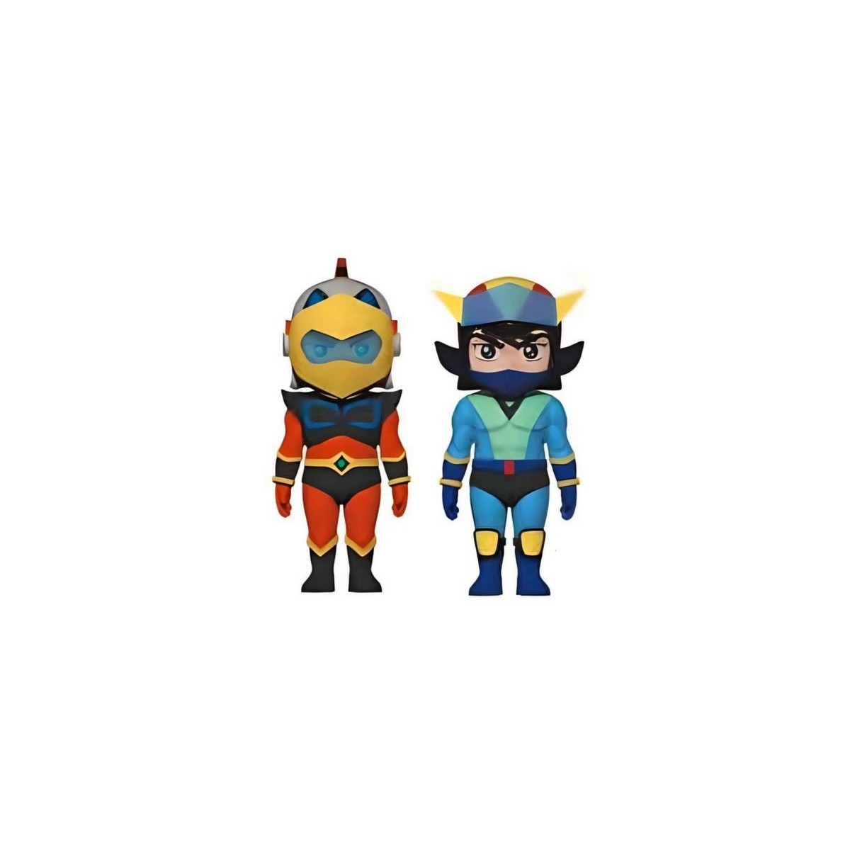 Plastoy - GOLDORAK - Saucer and Goldorak - Spazer & Grendizer standing set