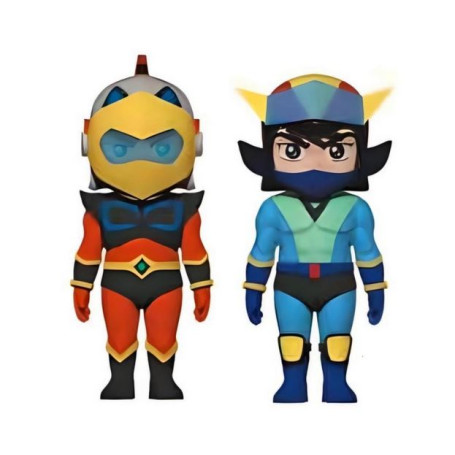 Plastoy - GOLDORAK - Saucer and Goldorak - Spazer & Grendizer standing set