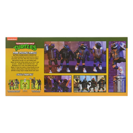 NECA - Punk Turtles 4 Pack - TMNT Cartoon