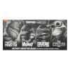 NECA - Pack 4 Turtles Black & White figures - Universal Monsters x TMNT