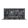 NECA - Pack 4 Turtles Black & White figures - Universal Monsters x TMNT