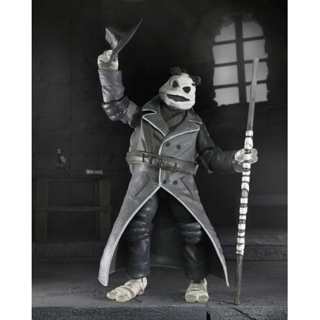 NECA - Pack 4 Turtles Black & White figures - Universal Monsters x TMNT