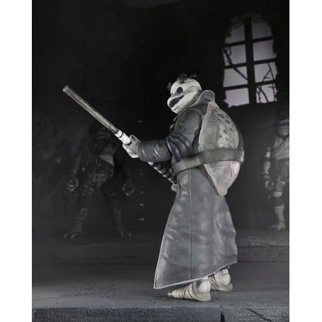 NECA - Pack 4 Turtles Black & White figures - Universal Monsters x TMNT