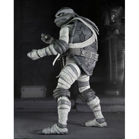 NECA - Pack 4 Turtles Black & White figures - Universal Monsters x TMNT