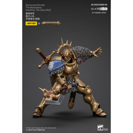 JoyToy - Stormcast Eternals The Blacktalons - Hendrick The Silver Wolf 1/18 - Warhammer Age of Sigmar