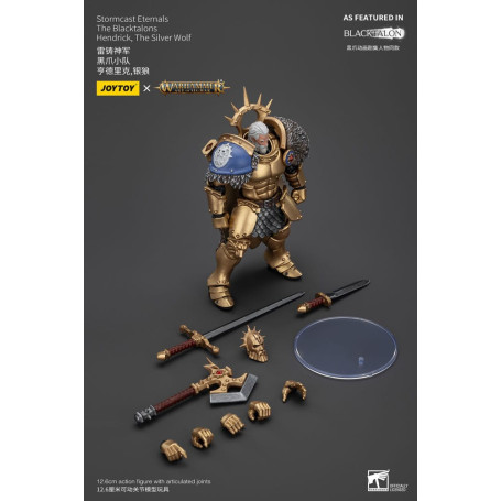 JoyToy - Stormcast Eternals The Blacktalons - Hendrick The Silver Wolf 1/18 - Warhammer Age of Sigmar