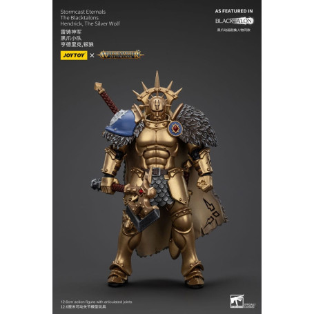 JoyToy - Stormcast Eternals The Blacktalons - Hendrick The Silver Wolf 1/18 - Warhammer Age of Sigmar