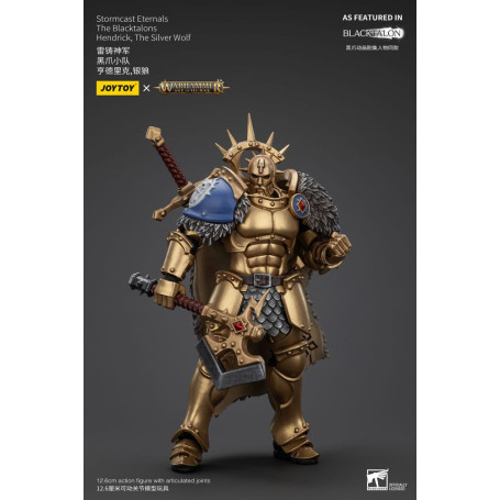 JoyToy - Stormcast Eternals The Blacktalons - Hendrick The Silver Wolf 1/18 - Warhammer Age of Sigmar