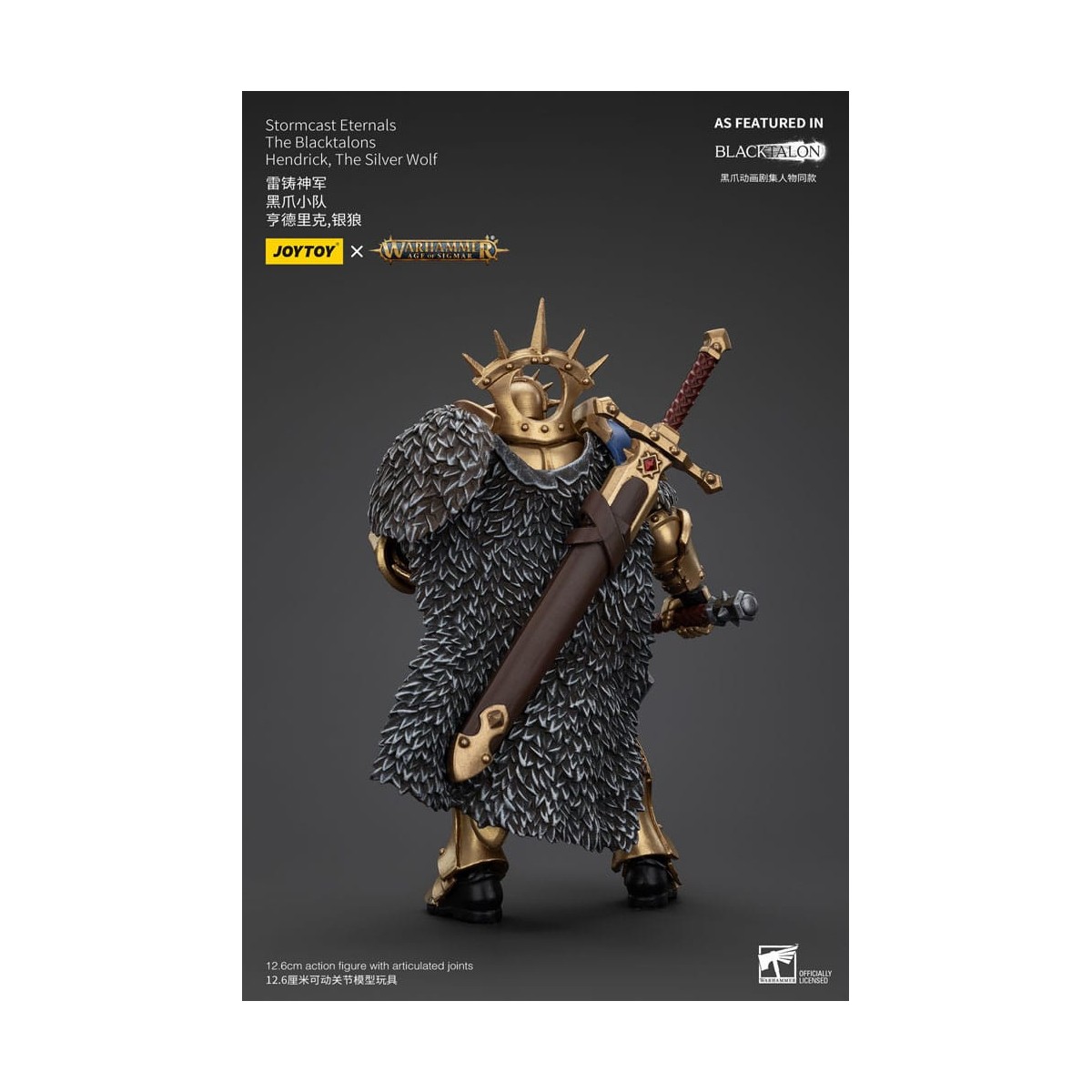 JoyToy - Stormcast Eternals The Blacktalons - Hendrick The Silver Wolf 1/18 - Warhammer Age of Sigmar