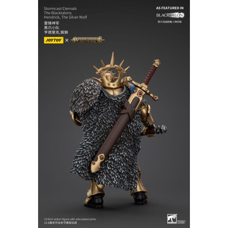 JoyToy - Stormcast Eternals The Blacktalons - Hendrick The Silver Wolf 1/18 - Warhammer Age of Sigmar