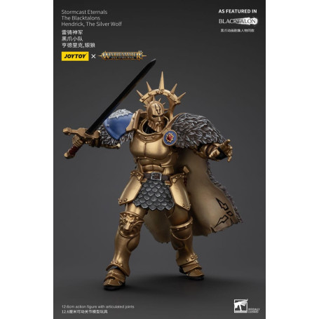 JoyToy - Stormcast Eternals The Blacktalons - Hendrick The Silver Wolf 1/18 - Warhammer Age of Sigmar