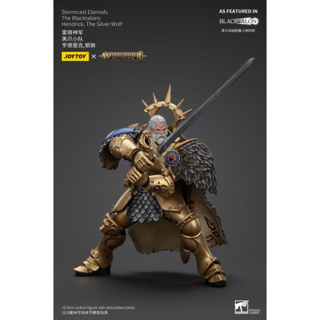 JoyToy - Stormcast Eternals The Blacktalons - Hendrick The Silver Wolf 1/18 - Warhammer Age of Sigmar
