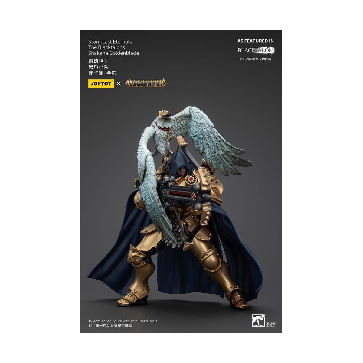 JoyToy - Stormcast Eternals The Blacktalons - Shakana Goldenblade 1/18 - Warhammer Age of Sigmar