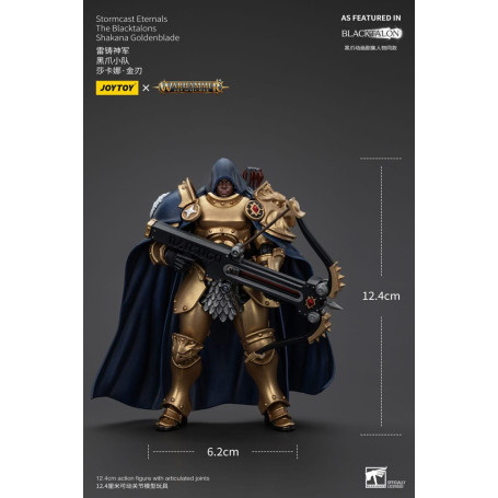 JoyToy - Stormcast Eternals The Blacktalons - Shakana Goldenblade 1/18 - Warhammer Age of Sigmar