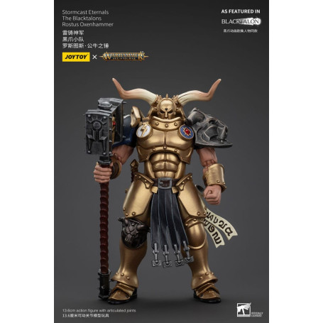 JoyToy - Stormcast Eternals The Blacktalons - Rostus Oxen hammer 1/18 - Warhammer Age of Sigmar