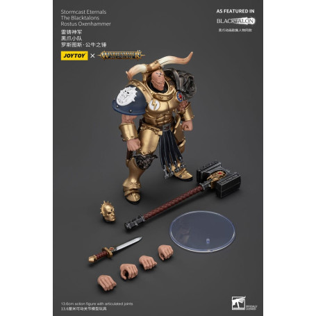 JoyToy - Stormcast Eternals The Blacktalons - Rostus Oxen hammer 1/18 - Warhammer Age of Sigmar