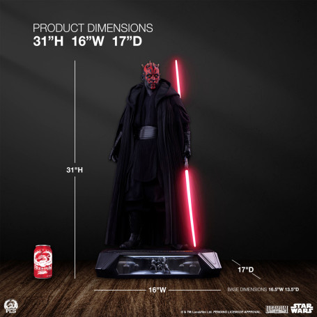 PCS Star Wars- Darth Maul 1/3 Hyperreal Statue - Episode I The Phantom Menace