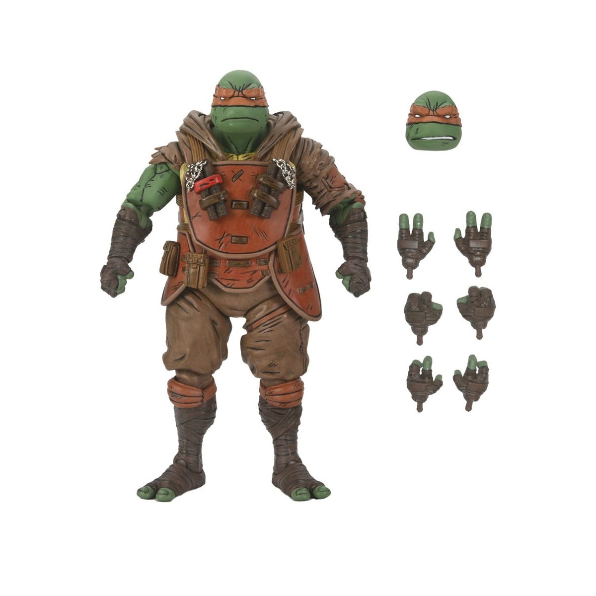 NECA - IDW Comics - Ultimate FLASHBACK MICHELAGELO The Last Ronin - TMNT - Teenage Mutant Ninja Turtles