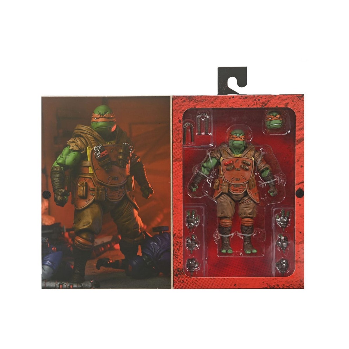 NECA - IDW Comics - Ultimate FLASHBACK MICHELAGELO The Last Ronin - TMNT - Teenage Mutant Ninja Turtles