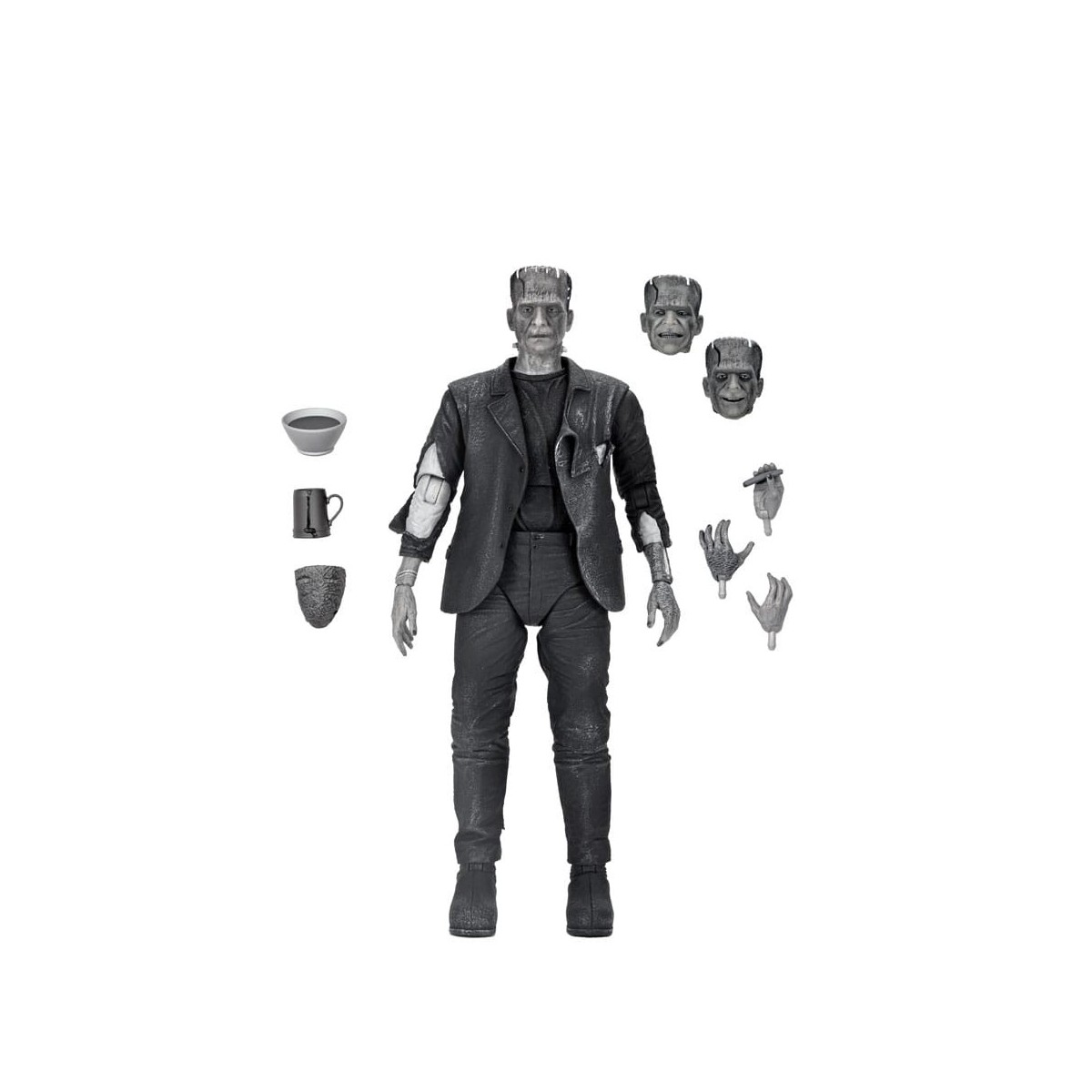 NECA - Ultimate Frankenstein's Monster (Bride of Frankenstein) Black & White Version - Universal Monsters