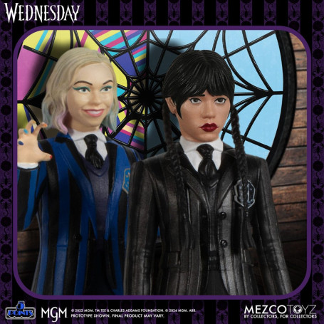 Mezco 5 Points - Wednesday & Enid Boxed Set - Wednesday