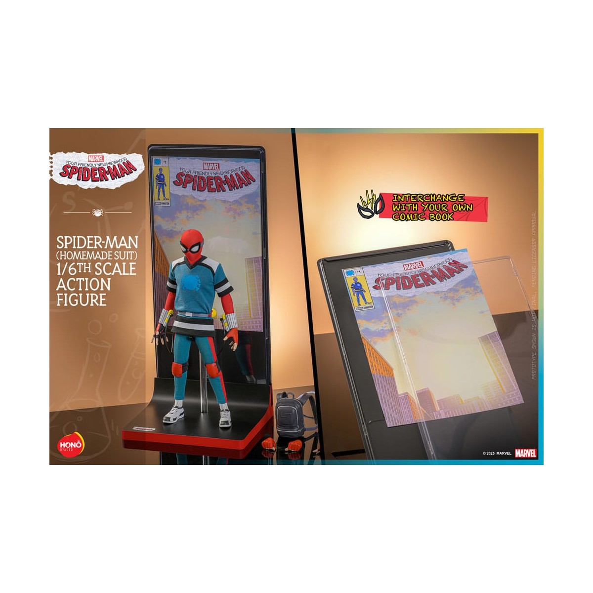 Hot Toys/Hono Studio - Marvel - Your faithful servant Spider-Man - Spider-Man (Homemade Suit) 1/6