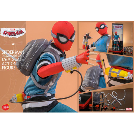 Hot Toys/Hono Studio - Marvel - Your faithful servant Spider-Man - Spider-Man (Homemade Suit) 1/6