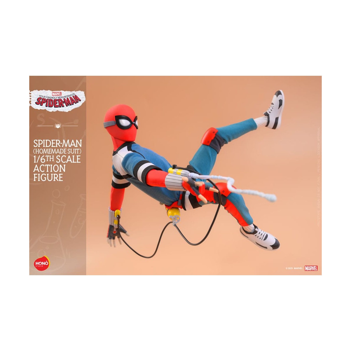 Hot Toys/Hono Studio - Marvel - Your faithful servant Spider-Man - Spider-Man (Homemade Suit) 1/6