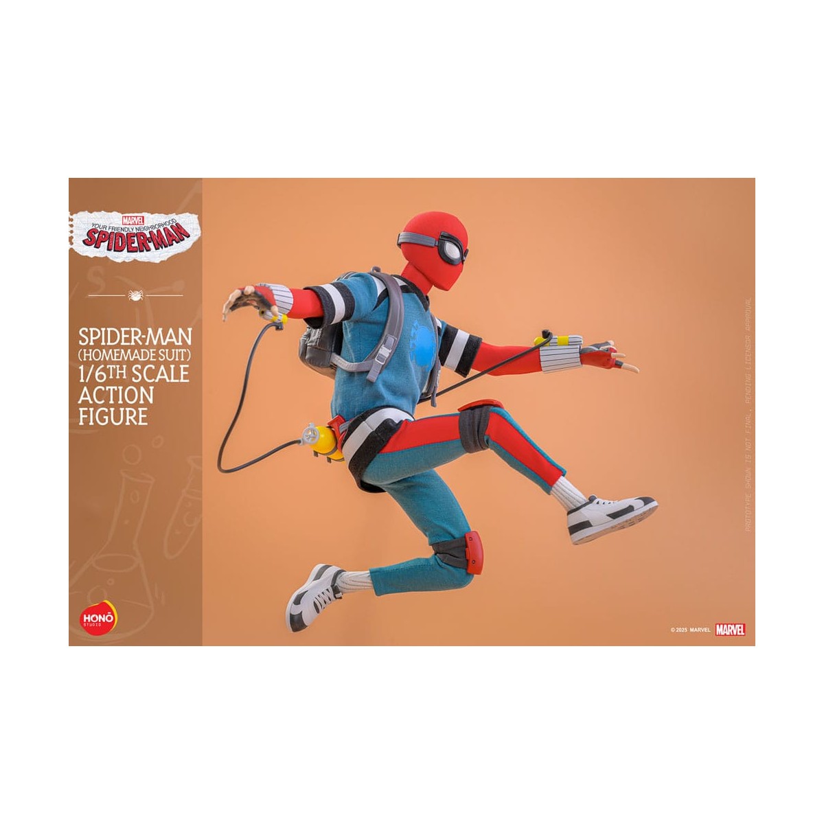 Hot Toys/Hono Studio - Marvel - Your faithful servant Spider-Man - Spider-Man (Homemade Suit) 1/6