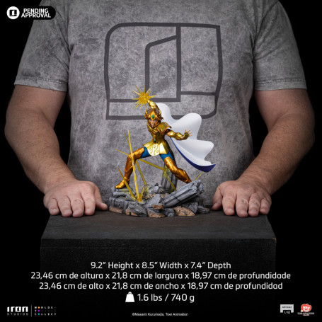 Iron Studios - Saint Seiya - Leo Aiolia BDS Art Scale 1/10 - The Knights of the Zodiac Aior of the Lion