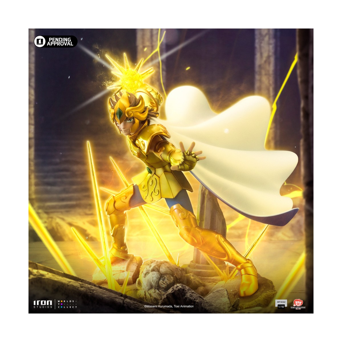 Iron Studios - Saint Seiya - Leo Aiolia BDS Art Scale 1/10 - The Knights of the Zodiac Aior of the Lion