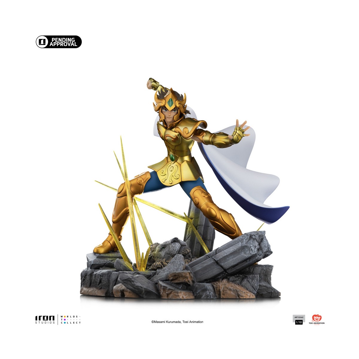Iron Studios - Saint Seiya - Leo Aiolia BDS Art Scale 1/10 - The Knights of the Zodiac Aior of the Lion