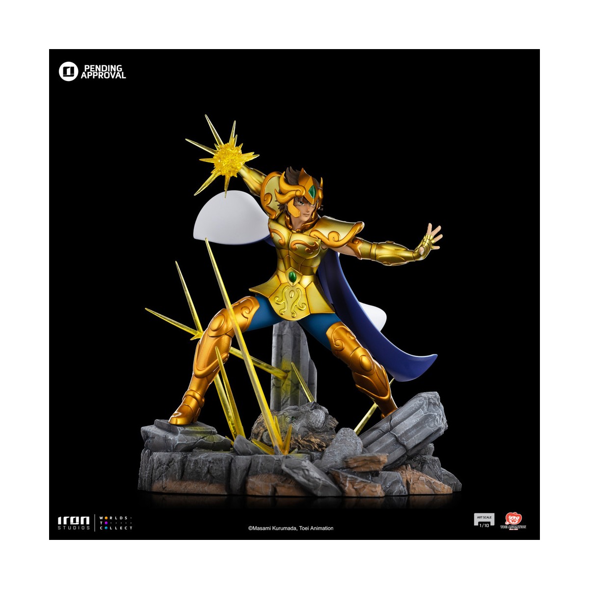 Iron Studios - Saint Seiya - Leo Aiolia BDS Art Scale 1/10 - The Knights of the Zodiac Aior of the Lion