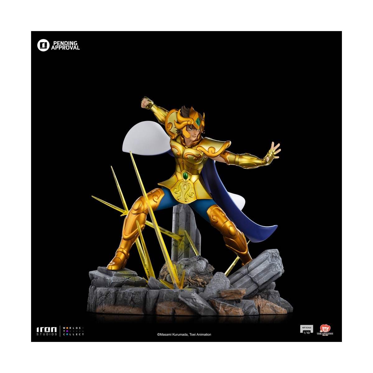 Iron Studios - Saint Seiya - Leo Aiolia BDS Art Scale 1/10 - The Knights of the Zodiac Aior of the Lion