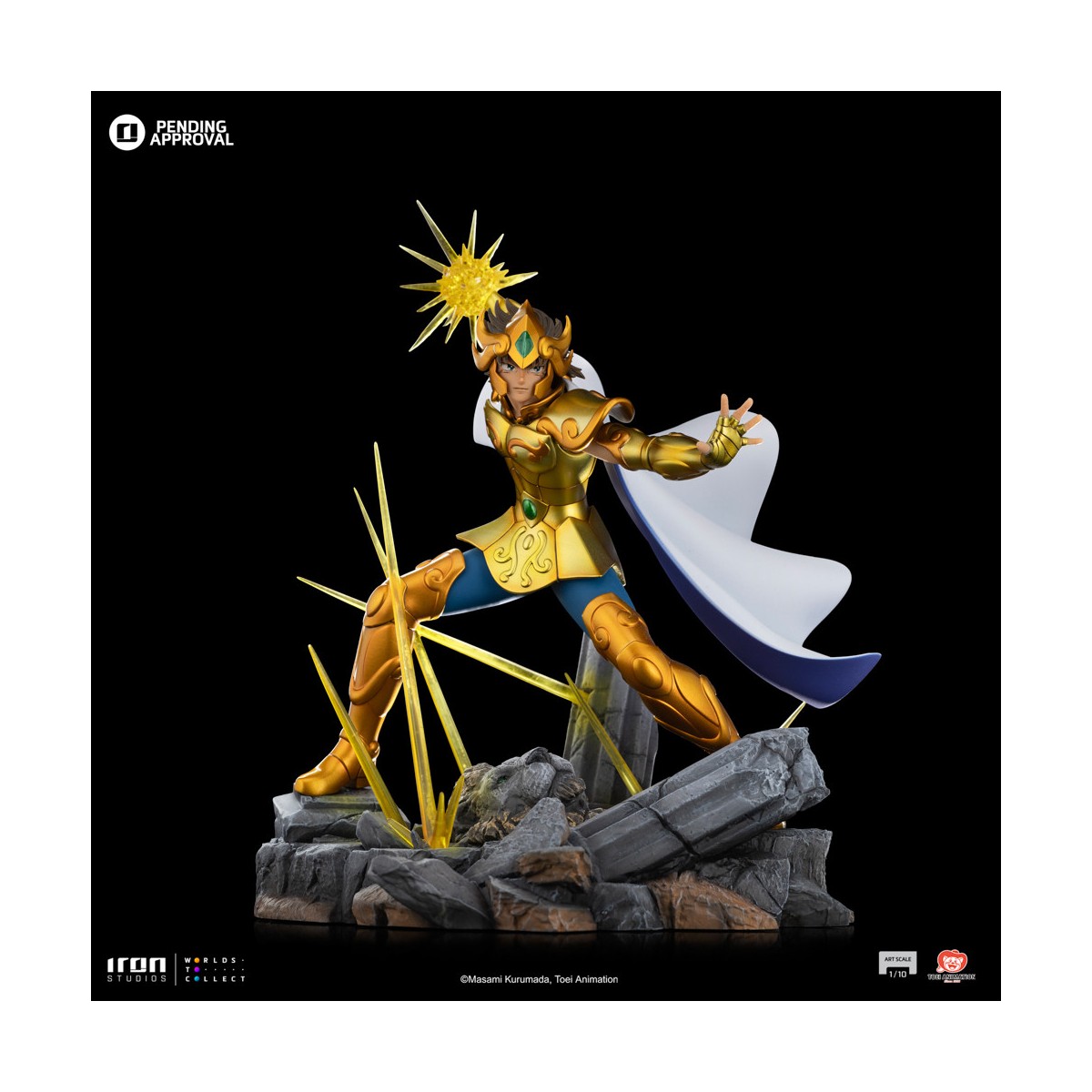 Iron Studios - Saint Seiya - Leo Aiolia BDS Art Scale 1/10 - The Knights of the Zodiac Aior of the Lion