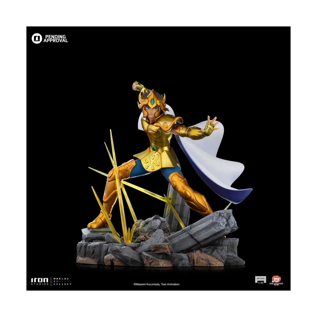 Iron Studios - Saint Seiya - Leo Aiolia BDS Art Scale 1/10 - The Knights of the Zodiac Aior of the Lion