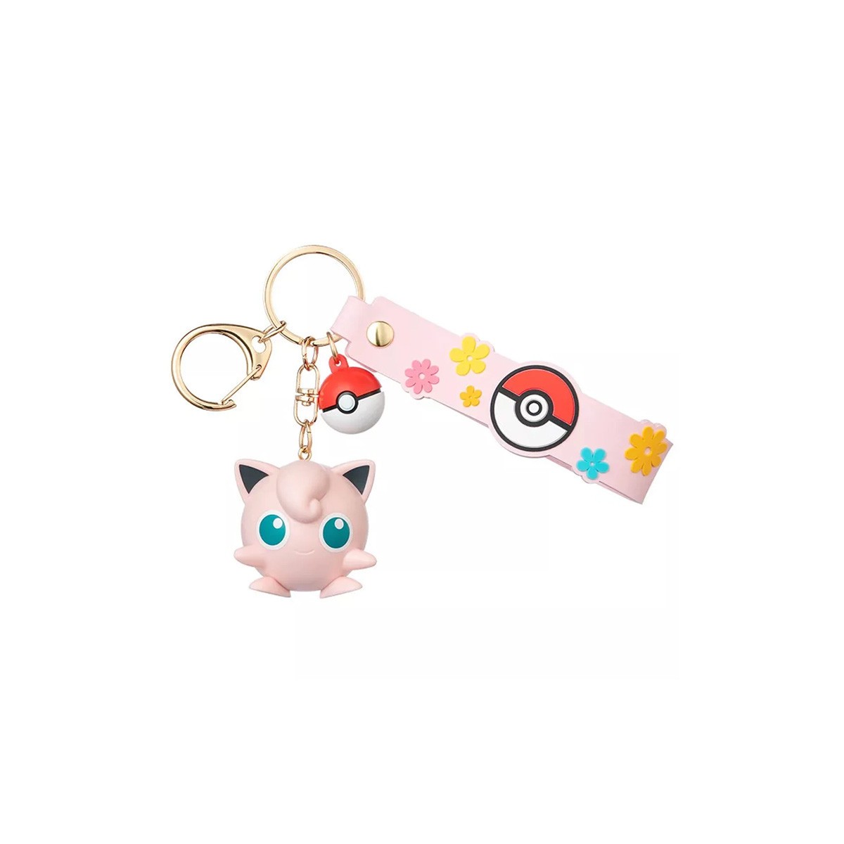 Funism Pokemon Keychain Porte Cle Rondoudou - Jigglypuff - Purin
