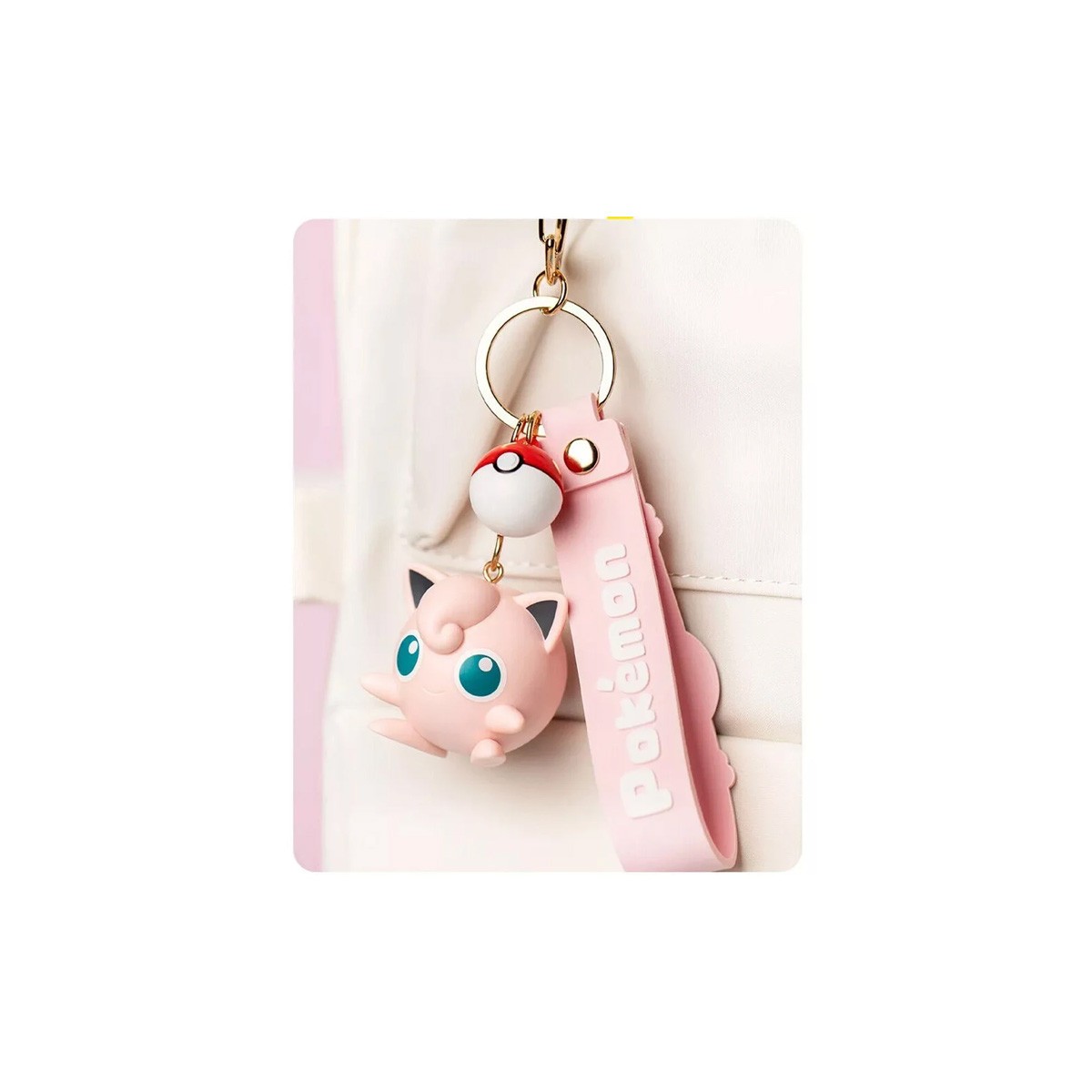 Funism Pokemon Keychain Porte Cle Rondoudou - Jigglypuff - Purin