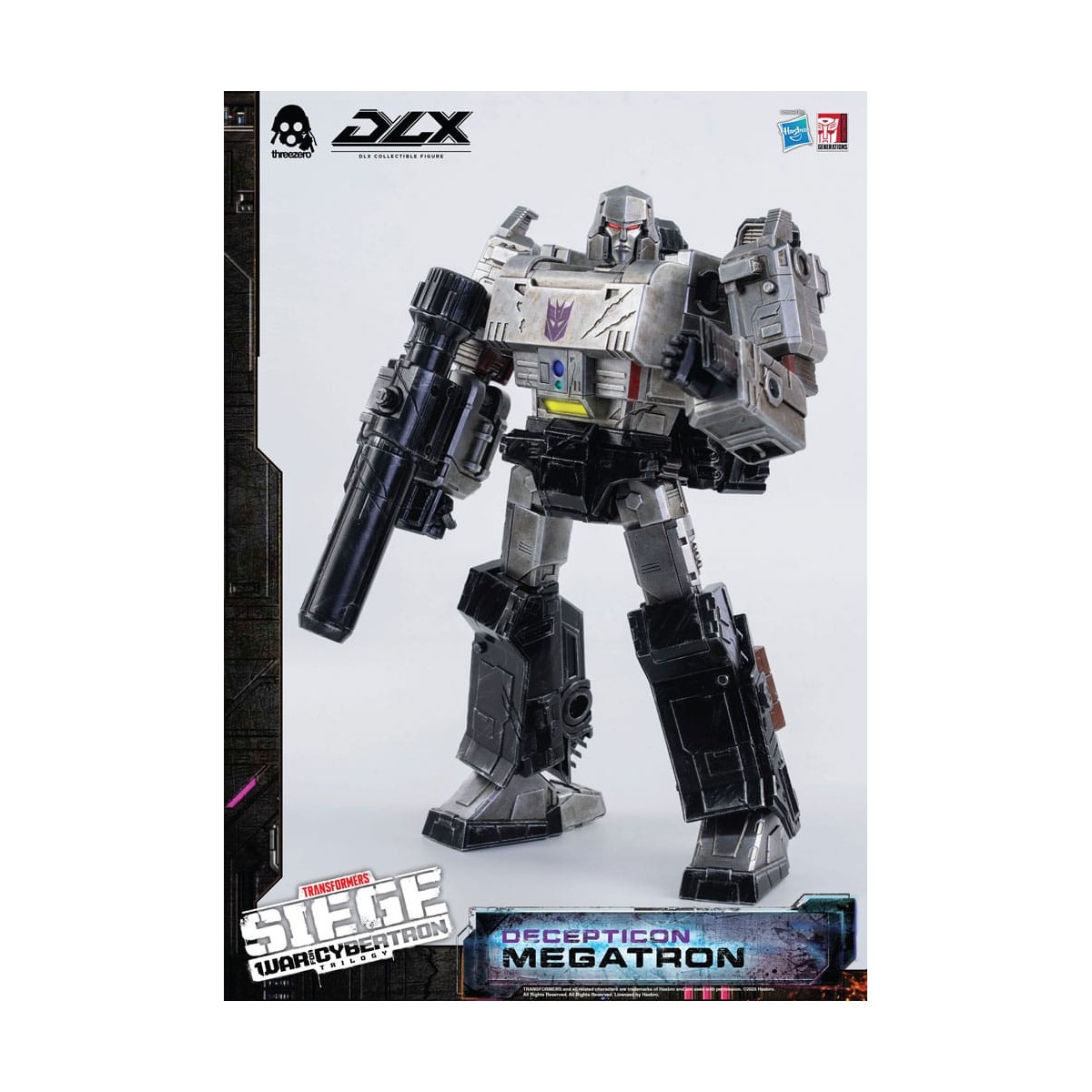 Three0 Transformers - DLX MEGATRON - War For Cybertron Trilogy