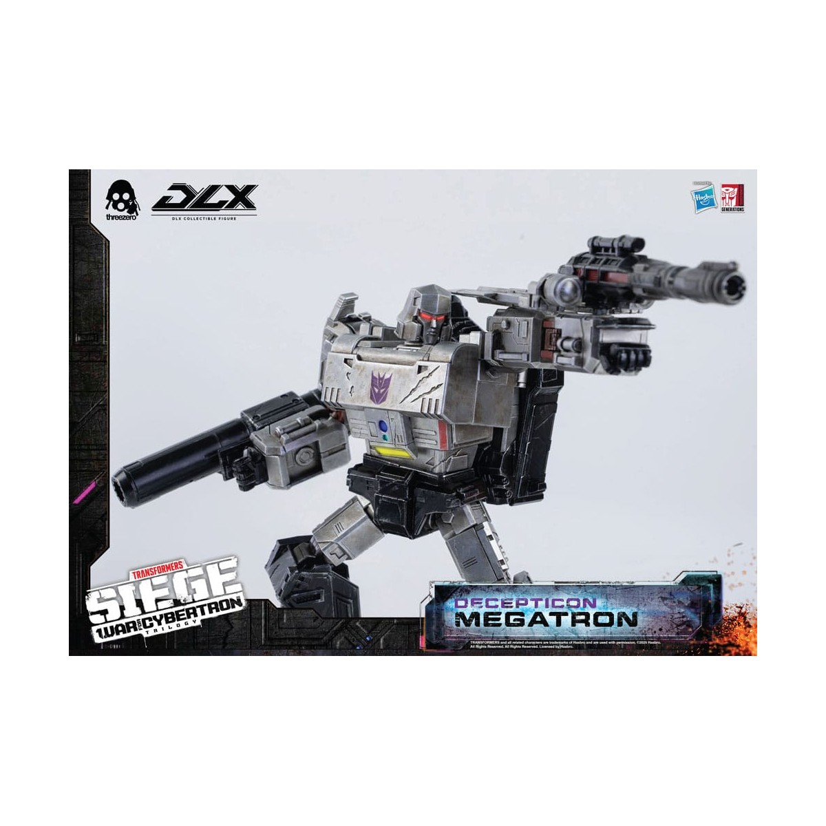 Three0 Transformers - DLX MEGATRON - War For Cybertron Trilogy