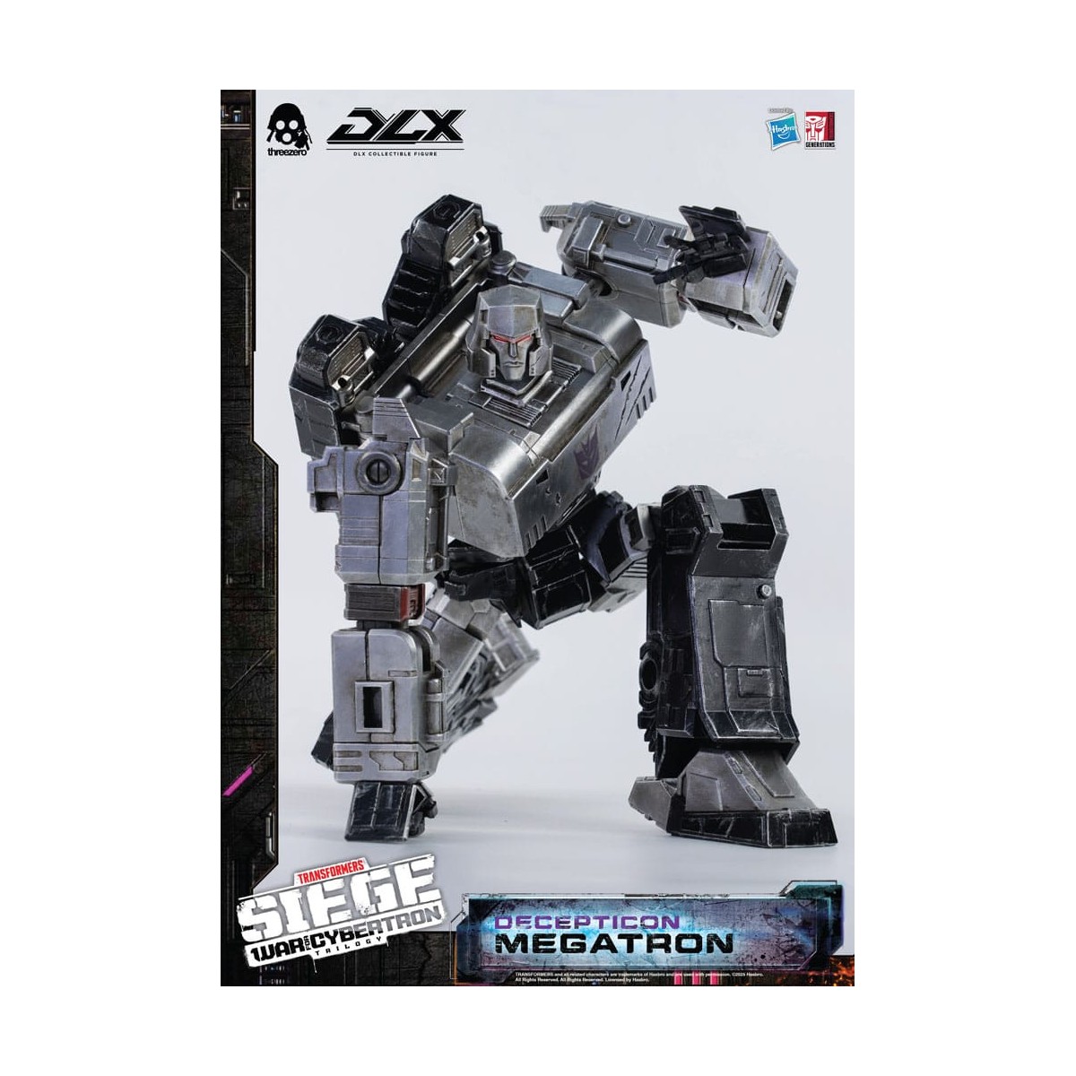 Three0 Transformers - DLX MEGATRON - War For Cybertron Trilogy