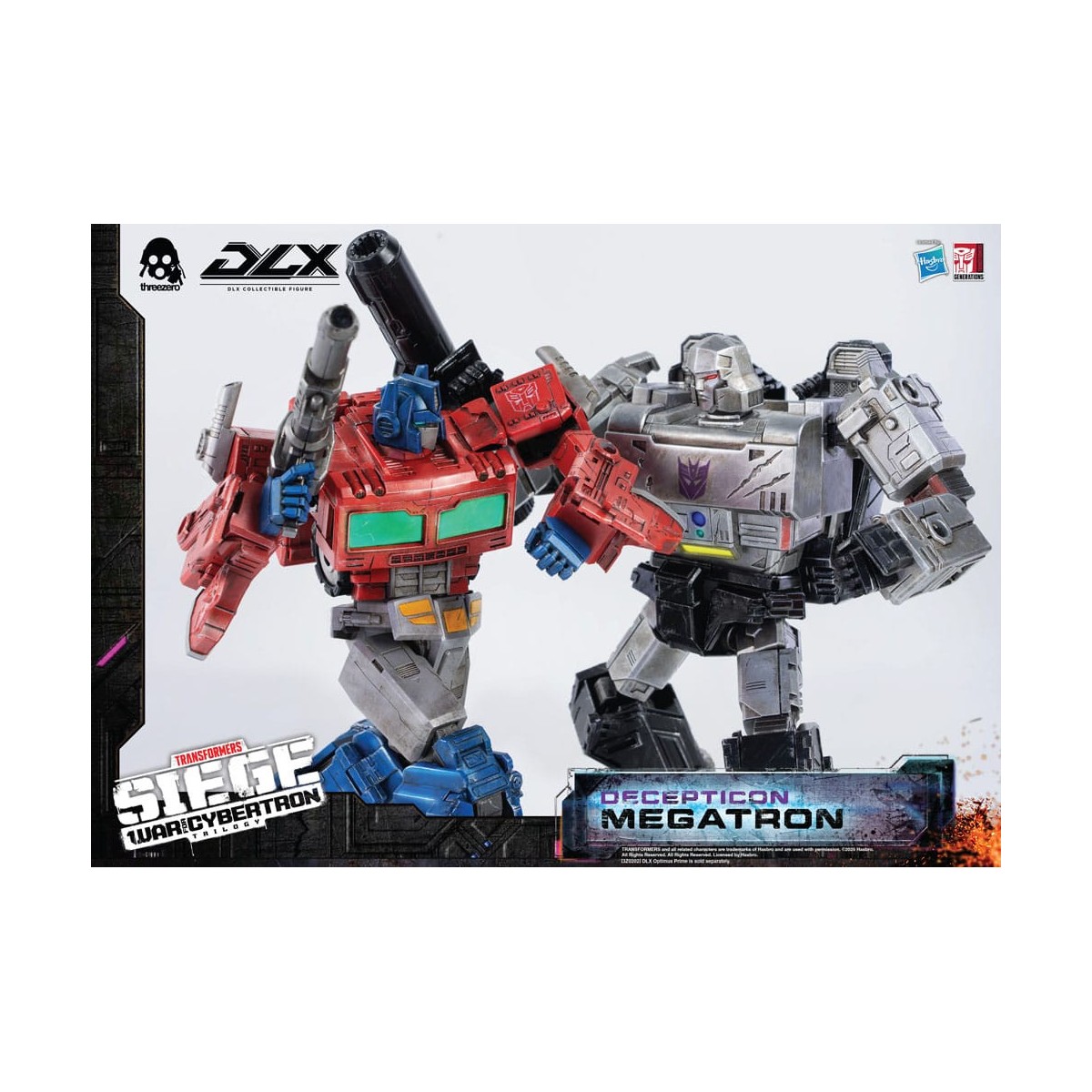 Three0 Transformers - DLX MEGATRON - War For Cybertron Trilogy